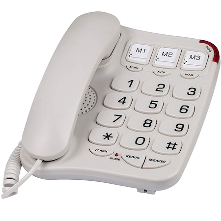 Blue Donuts Braille Big Button phone for visually impaired and the elderly BD3860636